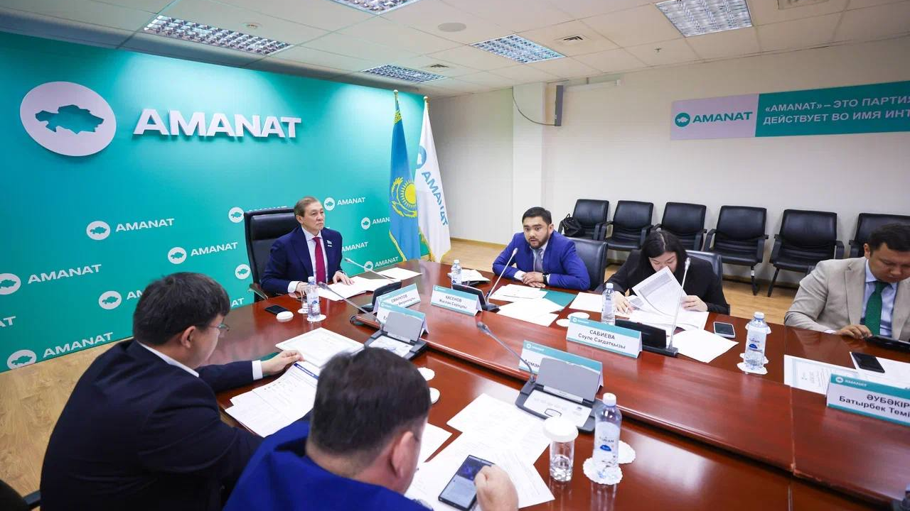 В партии AMANAT обсудили энергобезопасность
