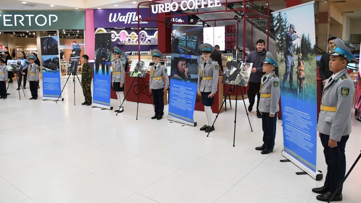 В Акмолинской области открылась фотовыставка «Закон и порядок»